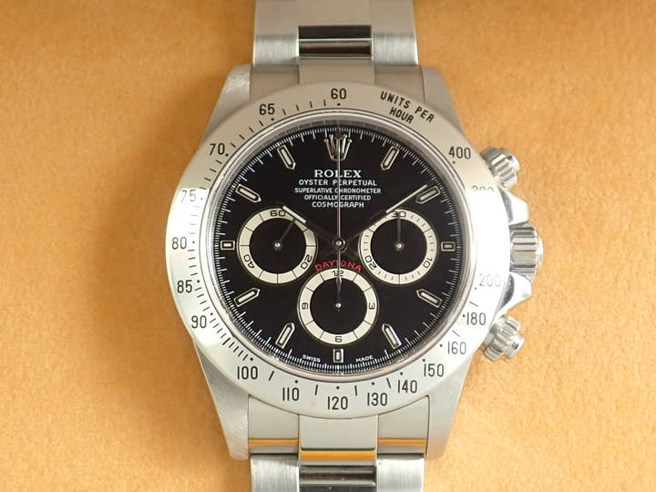 ロレックス デイトナ エルプリメロ Ref.16520 ステンレススチール ブラック文字盤