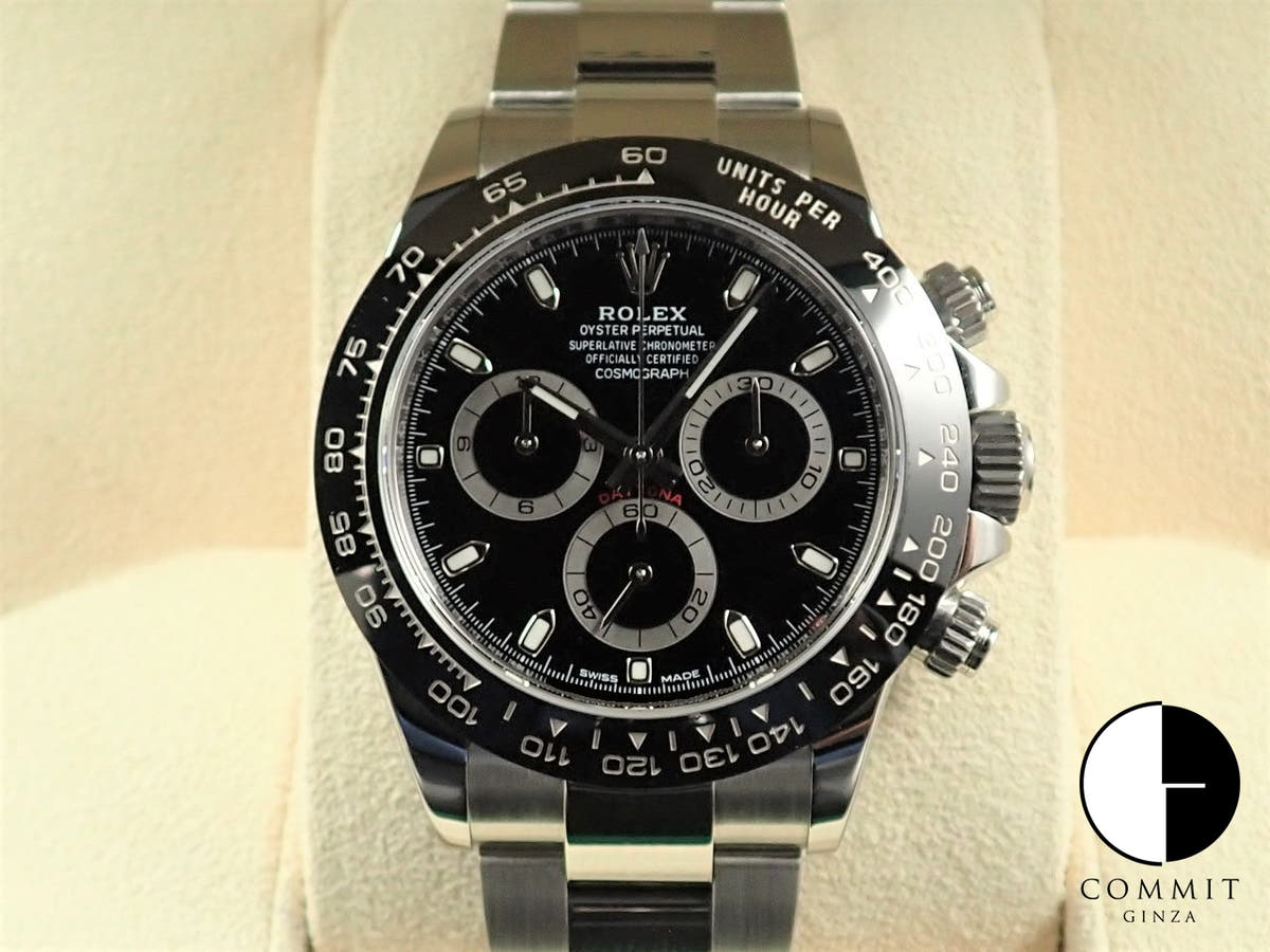 ロレックス デイトナ Ref.116500LN ステンレススチール ブラック文字盤