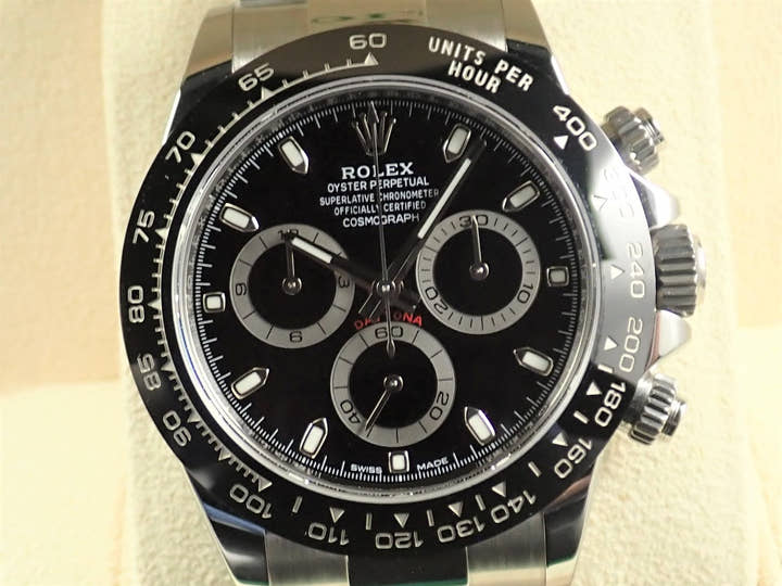 ロレックス デイトナ Ref.116500LN ステンレススチール ブラック文字盤