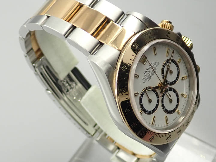Rolex Daytona El Primero Ref. 16523 Stainless Steel/Yellow Gold White Dial