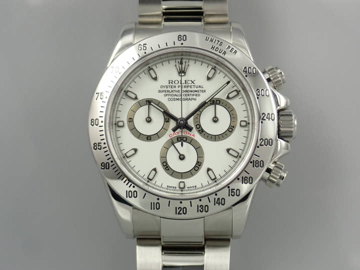 ロレックス デイトナ Ref.116520 ステンレススチール ホワイト文字盤