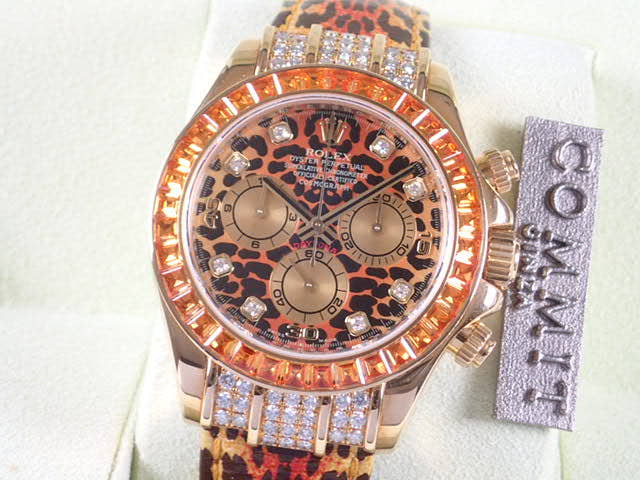 ロレックス デイトナ Ref.116598SACO レパード文字盤 中古 daytona-99