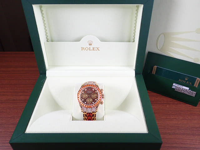 ロレックス デイトナ Ref.116598SACO レパード文字盤 中古 daytona-99