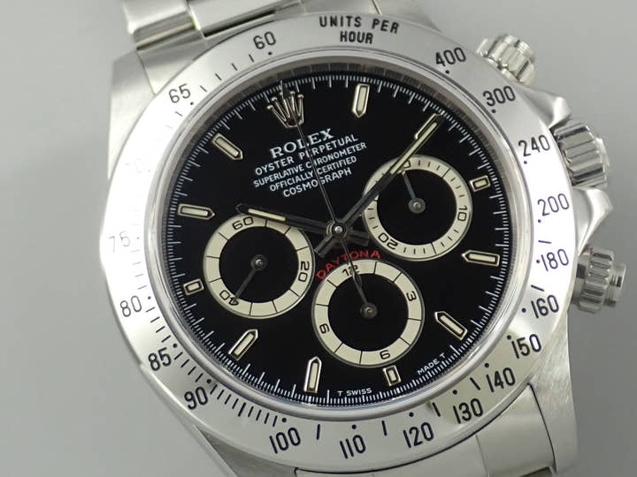 ロレックス デイトナ エルプリメロ Ref.16520 ステンレススチール ブラック文字盤