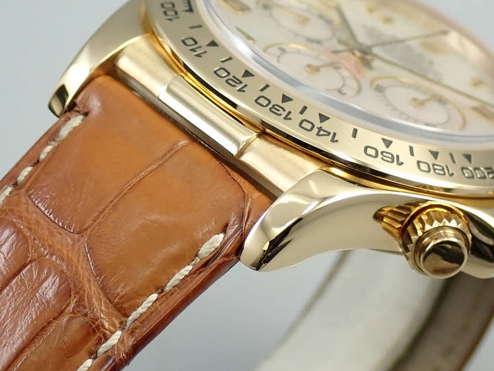 ロレックス デイトナ エルプリメロ Ref.16518NA イエローゴールド ホワイトシェル文字盤