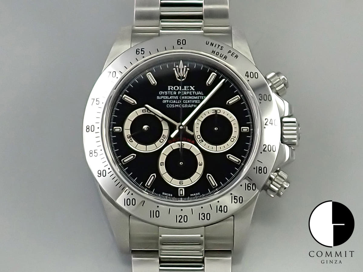 ロレックス デイトナ エルプリメロ Ref.16520 ステンレススチール ブラック文字盤