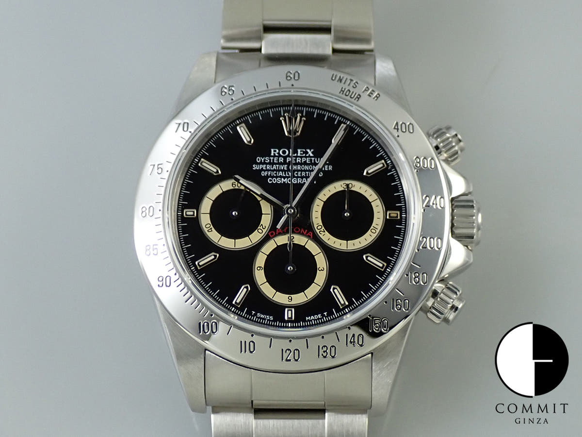 ロレックス デイトナ エルプリメロ Ref.16520 ステンレススチール ブラック文字盤