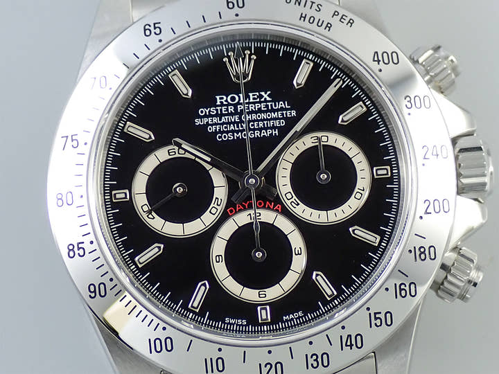 ロレックス デイトナ エルプリメロ Ref.16520 ステンレススチール ブラック文字盤