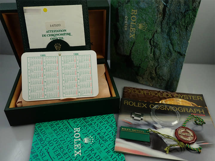 ロレックス デイトナ エルプリメロ Ref.16520 ステンレススチール ブラック文字盤