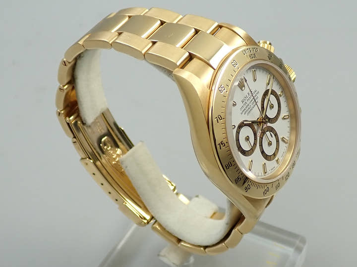 ロレックス デイトナ エルプリメロ Ref.16528 イエローゴールド ホワイト文字盤