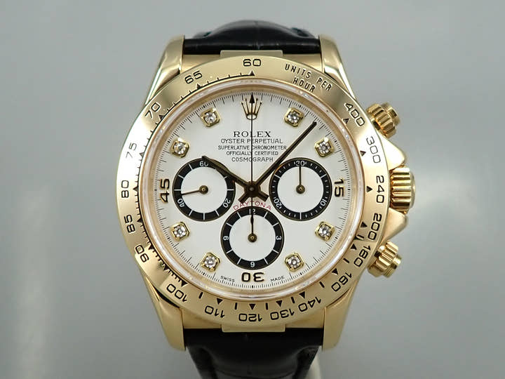 Rolex Daytona El Primero Ref. 16518G Yellow Gold White Dial