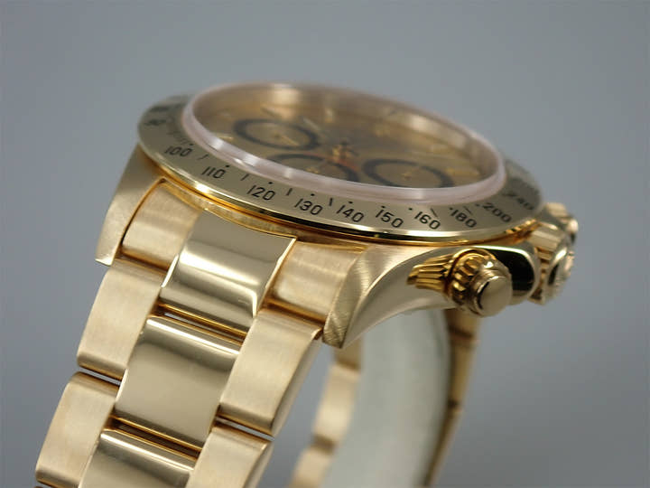 ロレックス デイトナ エルプリメロ Ref.16528 イエローゴールド シャンパン文字盤