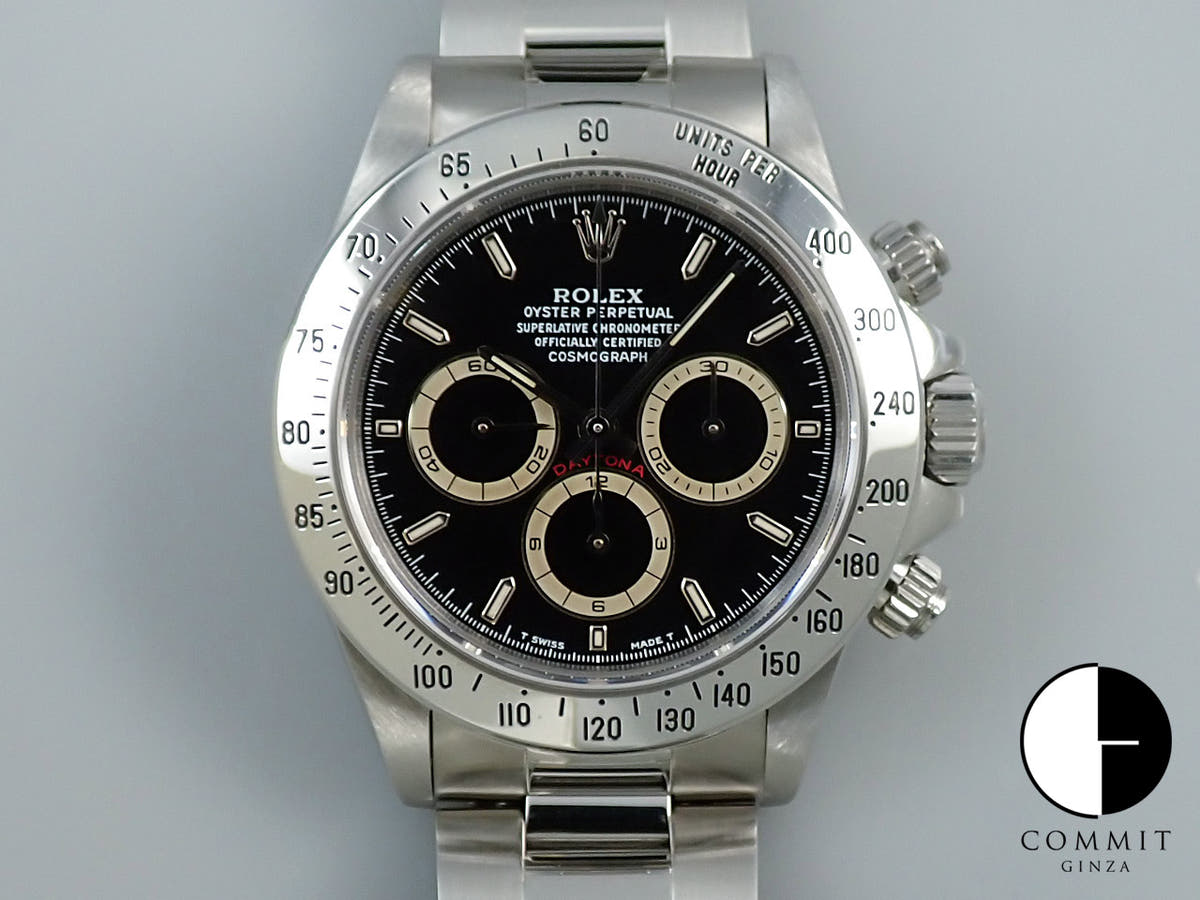 ロレックス デイトナ エルプリメロ Ref.16520 ステンレススチール ブラック文字盤