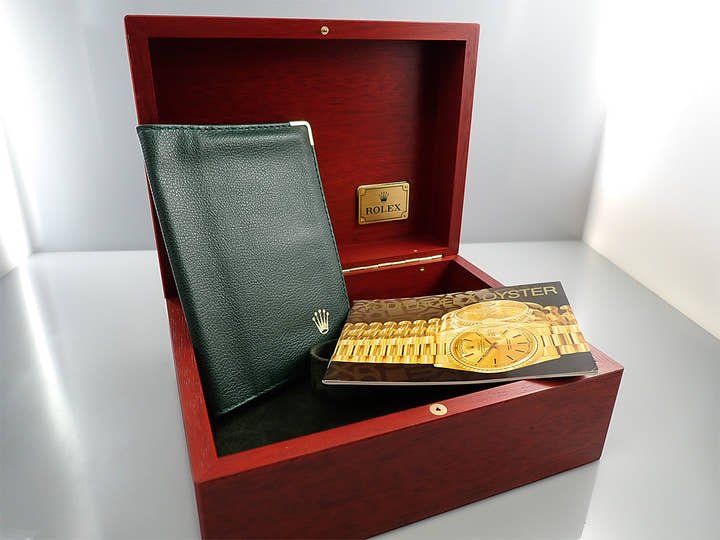 ロレックス デイトナ エルプリメロ Ref.16528G イエローゴールド ホワイトx8Pダイヤ文字盤