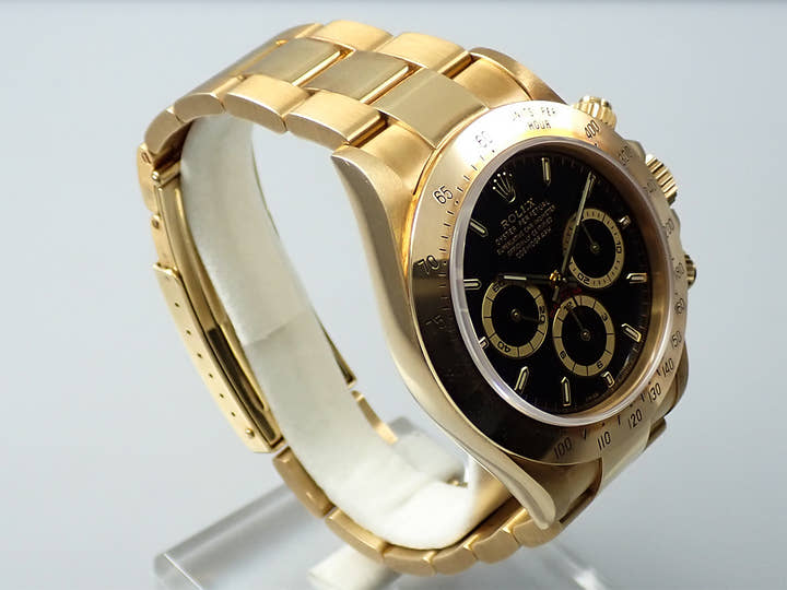 ロレックス デイトナ エルプリメロ Ref.16528 イエローゴールド ブラック文字盤