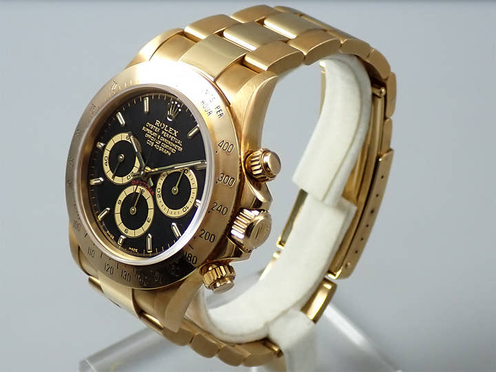 ロレックス デイトナ エルプリメロ Ref.16528 イエローゴールド ブラック文字盤