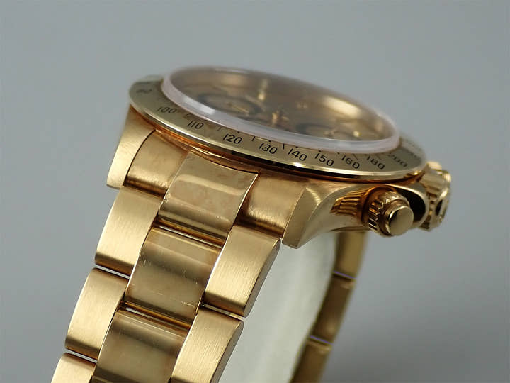 ロレックス デイトナ エルプリメロ Ref.16528 イエローゴールド シャンパン文字盤