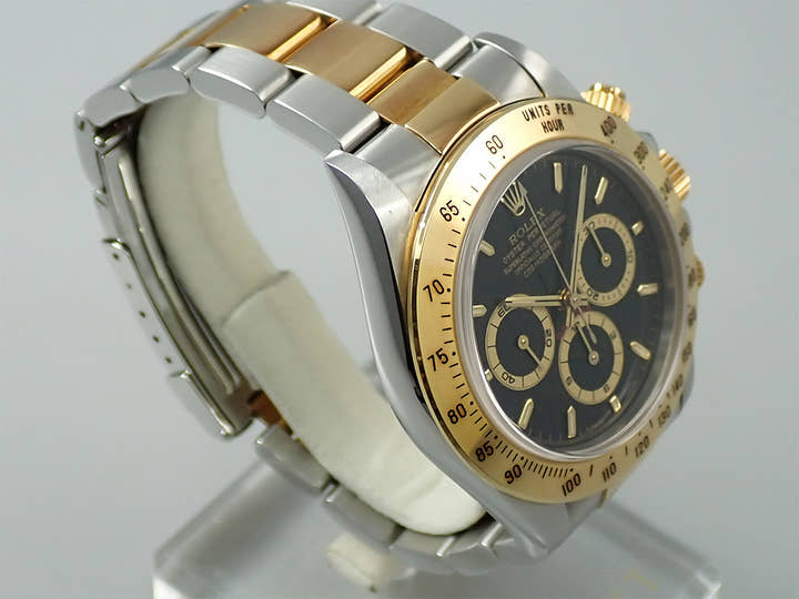 ロレックス デイトナ エルプリメロ Ref.16523 ステンレススチール/イエローゴールド ブラック文字盤