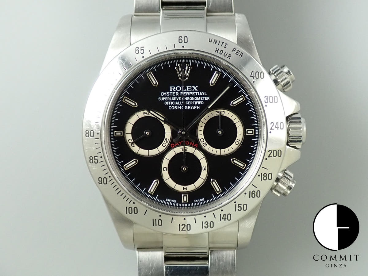 ロレックス デイトナ エルプリメロ Ref.16520 ステンレススチール ブラック文字盤