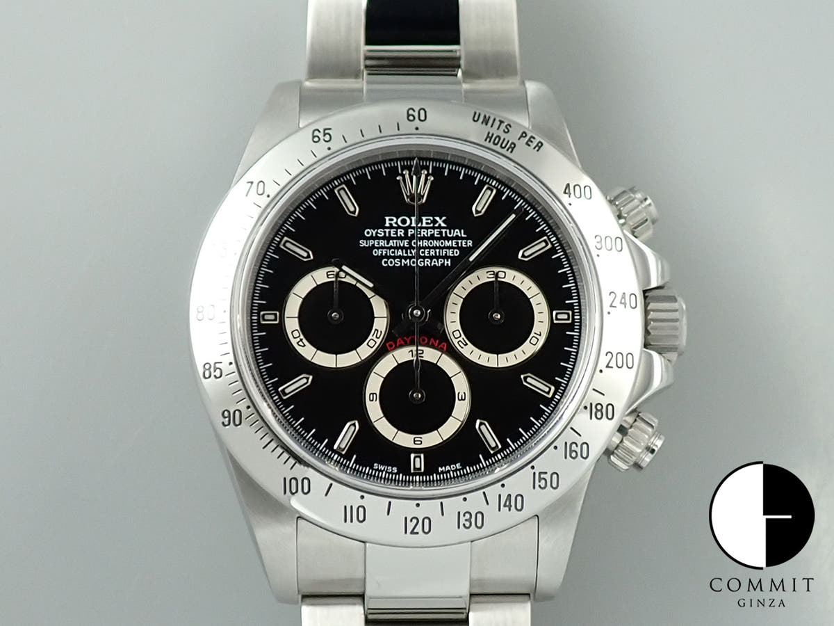 ロレックス デイトナ エルプリメロ Ref.16520 ステンレススチール ブラック文字盤