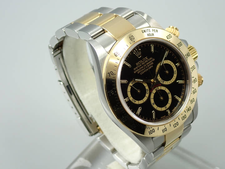 ロレックス デイトナ エルプリメロ Ref.16523 ステンレススチール/イエローゴールド ブラック文字盤