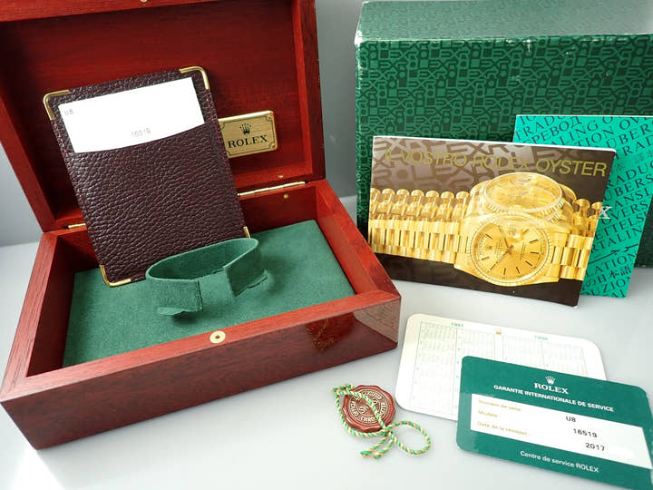 ロレックス デイトナ エルプリメロ Ref.16519 ホワイトゴールド パヴェダイヤx8Pサファイア文字盤