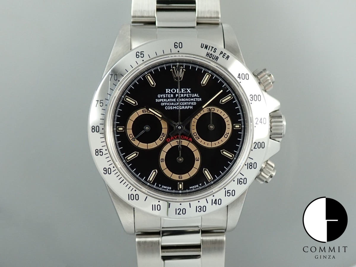 ロレックス デイトナ エルプリメロ Ref.16520 ステンレススチール ブラック文字盤