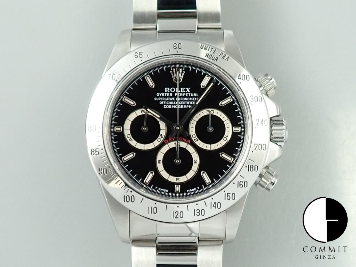 ロレックス デイトナ エルプリメロ Ref.16520 ステンレススチール ブラック文字盤
