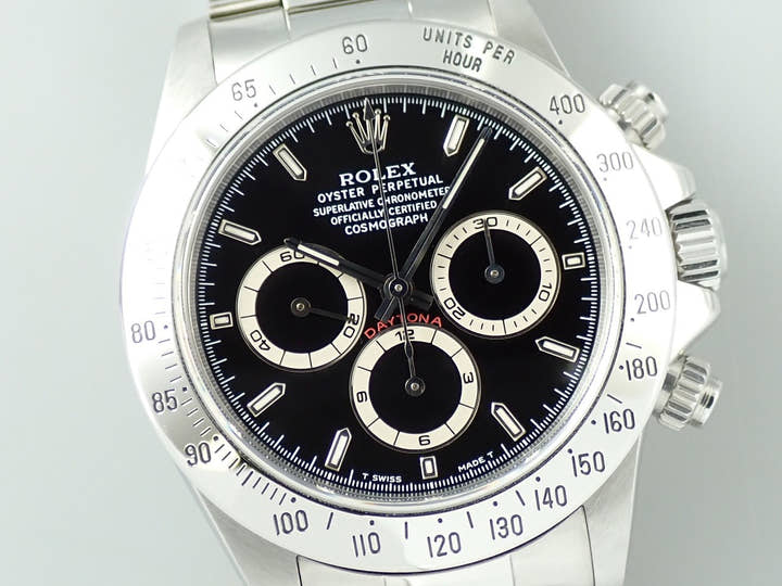 ロレックス デイトナ エルプリメロ Ref.16520 ステンレススチール ブラック文字盤