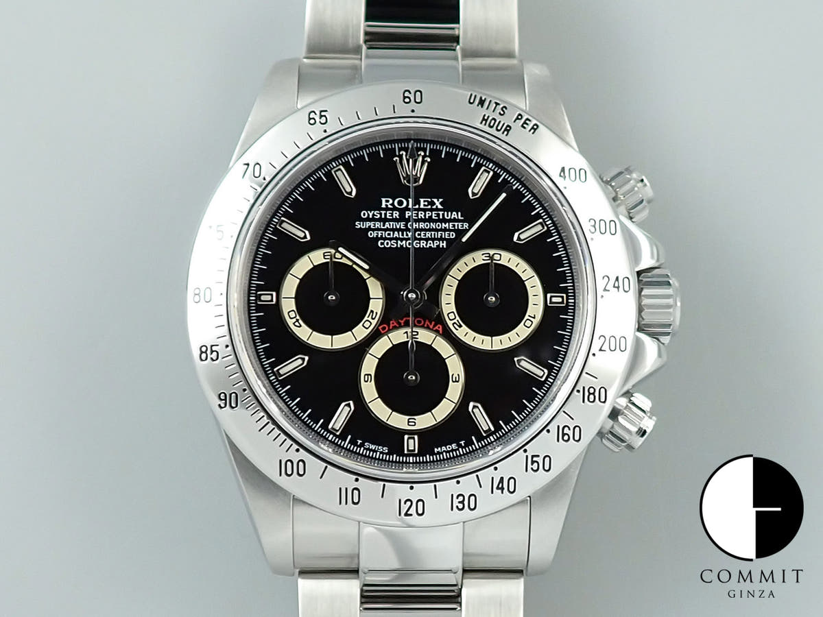 ロレックス デイトナ エルプリメロ Ref.16520 ステンレススチール ブラック文字盤