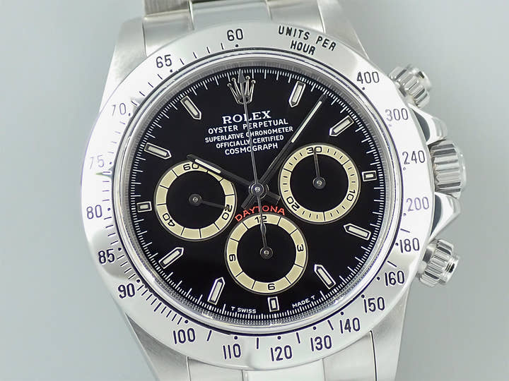 ロレックス デイトナ エルプリメロ Ref.16520 ステンレススチール ブラック文字盤
