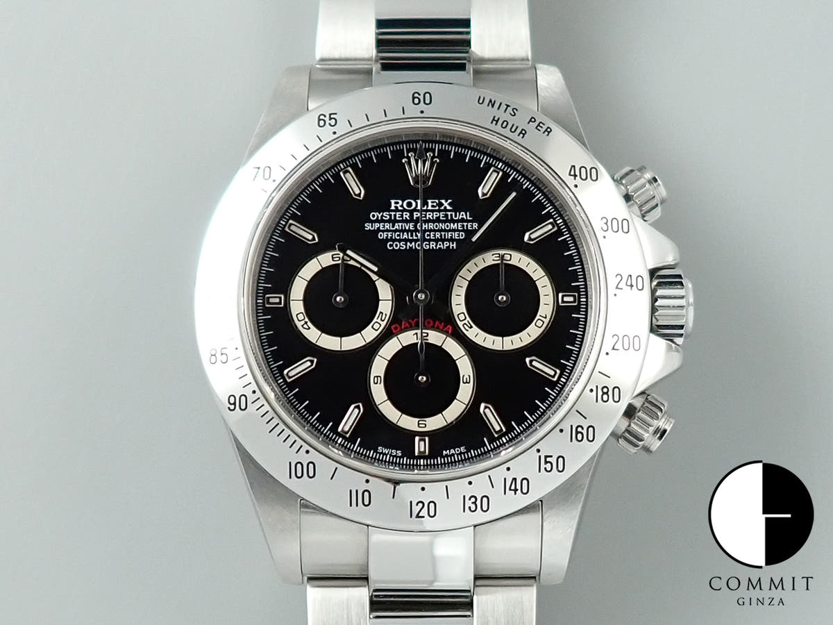 ロレックス デイトナ エルプリメロ Ref.16520 ステンレススチール ブラック文字盤