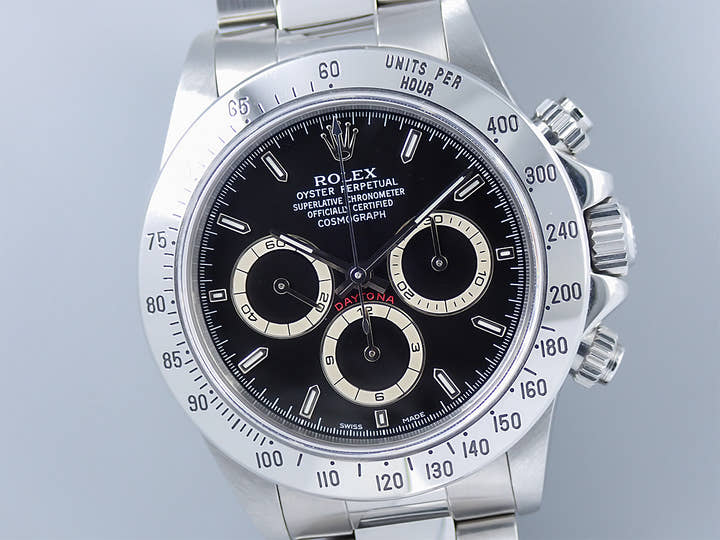 ロレックス デイトナ エルプリメロ Ref.16520 ステンレススチール ブラック文字盤