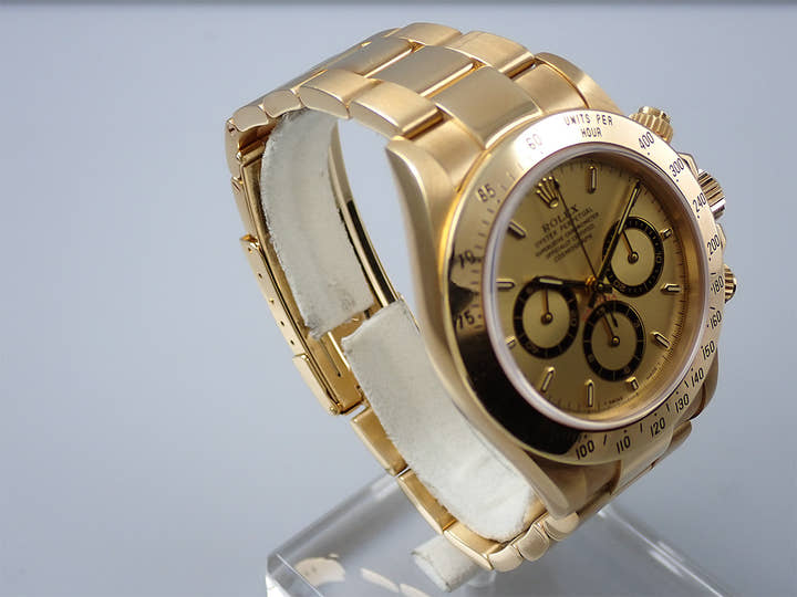 ロレックス デイトナ エルプリメロ Ref.16528 イエローゴールド シャンパン文字盤