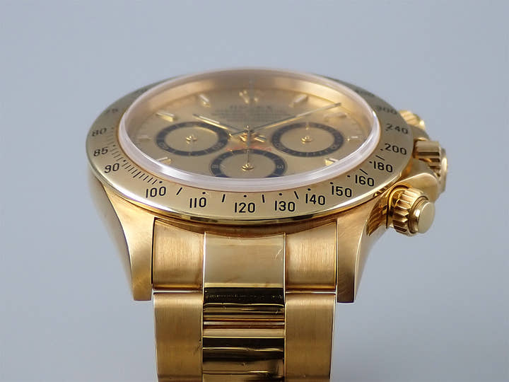 ロレックス デイトナ エルプリメロ Ref.16528 イエローゴールド シャンパン文字盤