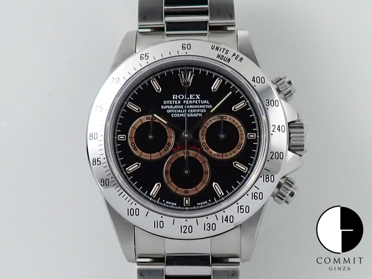 ロレックス デイトナ エルプリメロ Ref.16520 ステンレススチール ブラック文字盤