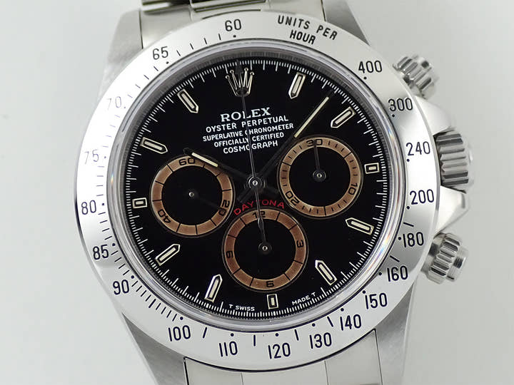 ロレックス デイトナ エルプリメロ Ref.16520 ステンレススチール ブラック文字盤