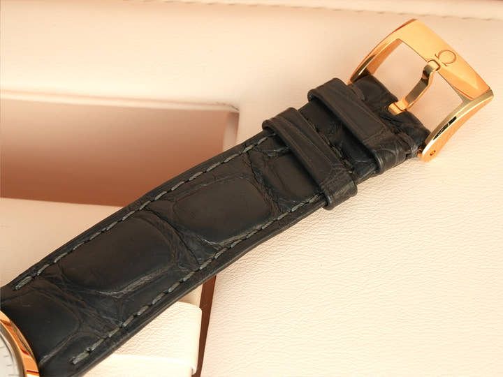 オメガ デ・ヴィル トレゾア コーアクシャル マスター クロノメーター パワーリザーブ 40MM Ref.435.53.40.22.02.001 シルバー文字盤 中古 2AYA8393