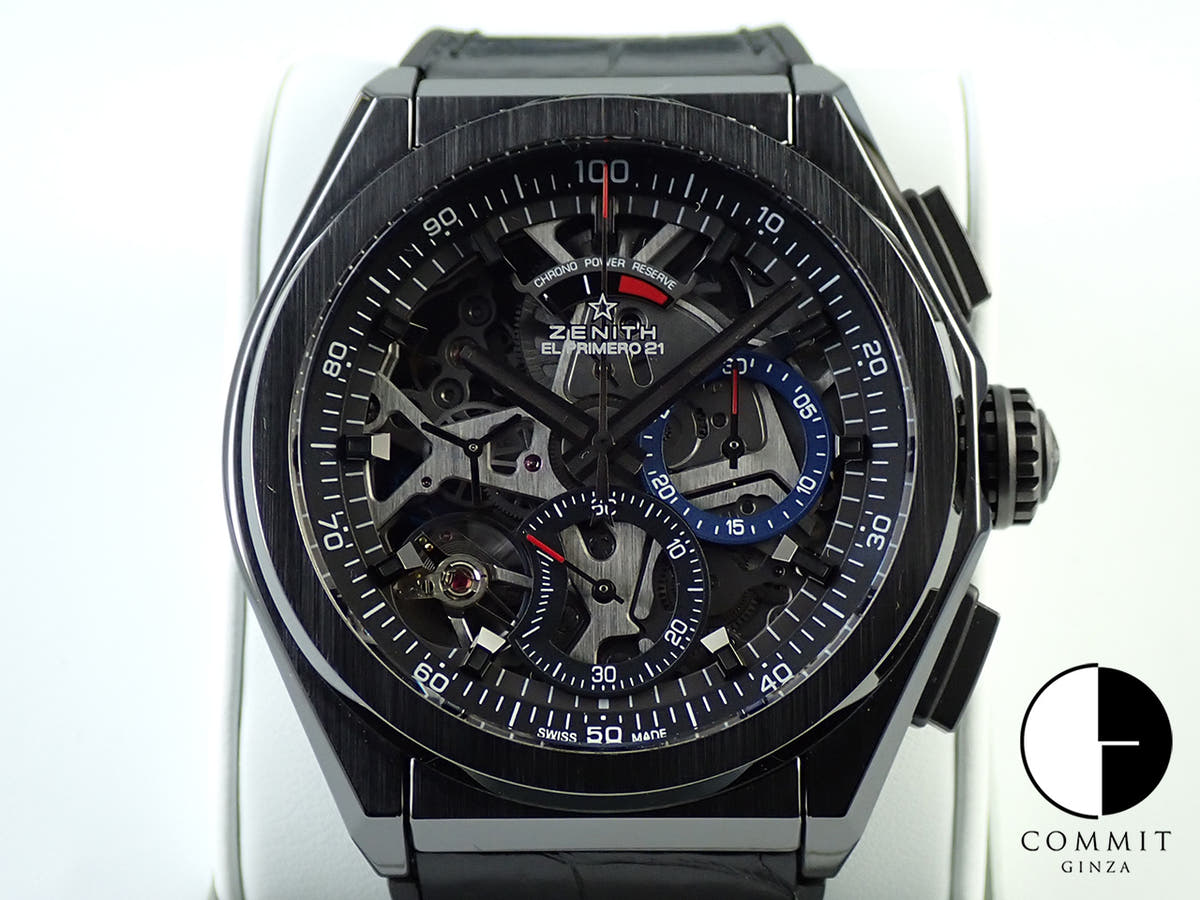 ゼニス デファイ エル・プリメロ Ref.49.9000.9004/78.R582 スケルトン文字盤 美品 02K3VVX0