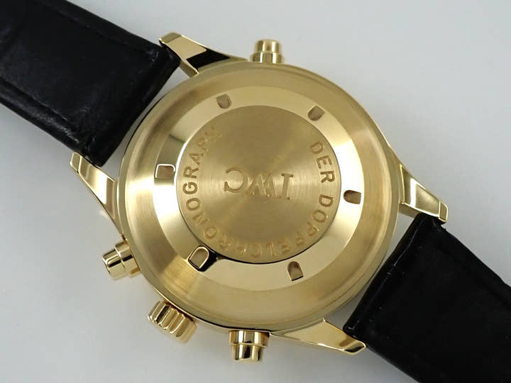 IWC ドッペルクロノグラフ Ref.IW3713 ブラック文字盤 美中古 01LWCJAW