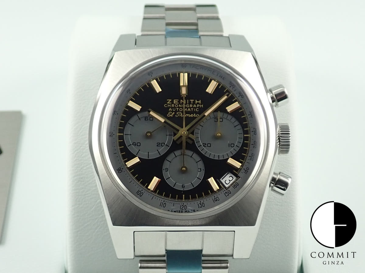 Zenith El Primero A384 Lupin the Third 1st Ref.03.L384.400/27.C815 Black Dial Unused H373HY19