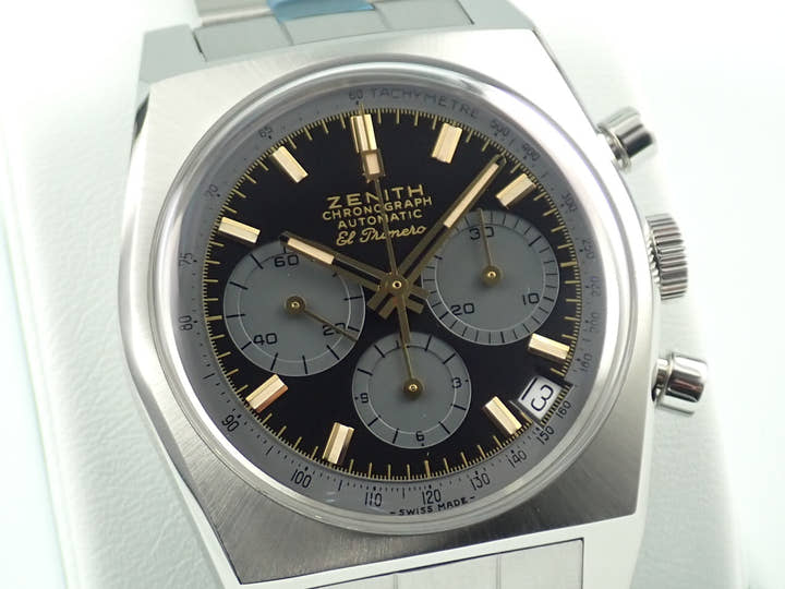 Zenith El Primero A384 Lupin the Third 1st Ref.03.L384.400/27.C815 Black Dial Unused H373HY19