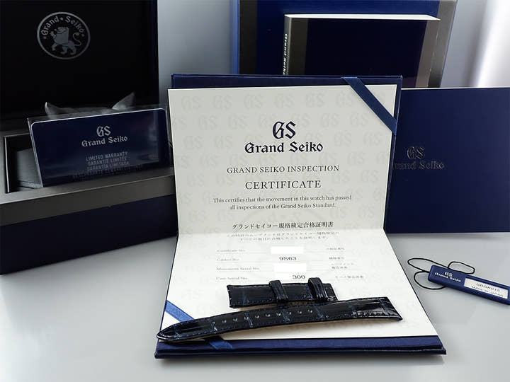 グランドセイコー エレガンスコレクション 龍泉洞 US リミテッドエディション Ref.SBGK015 ブルー文字盤 美品 7P93AW7U