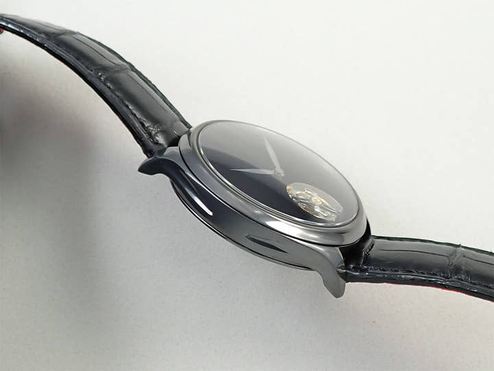 H.モーザー エンデバー トゥールビヨン コンセプト Ref.1804-1206 ベンタブラック文字盤 極美品 W9H5A1WF