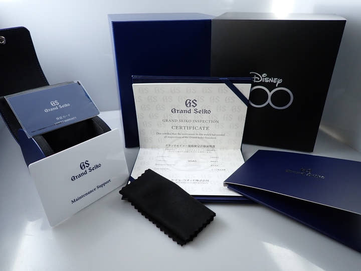 グランドセイコー ディズニー 100 リミテッドエディション Ref.SLGH025 グリーン文字盤 未使用 37XRCTYF