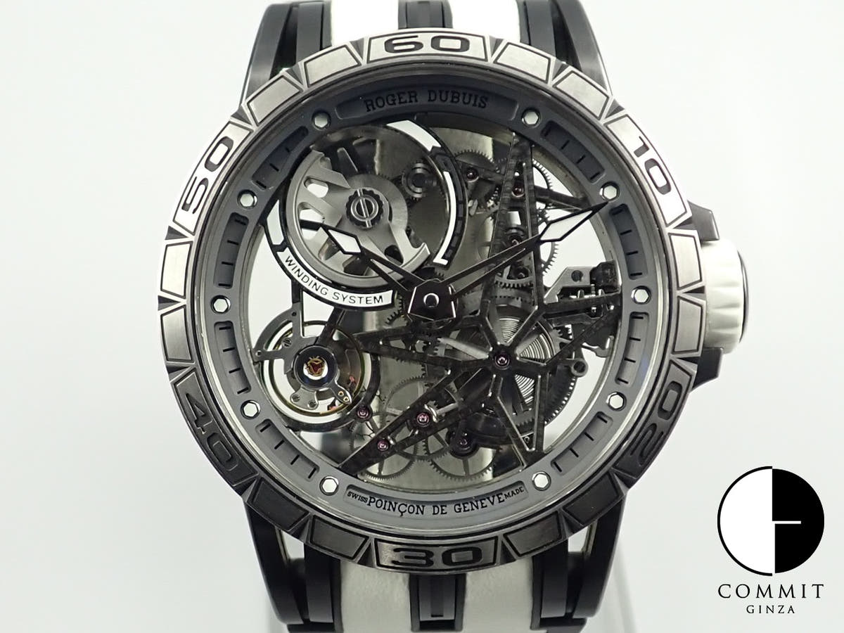 ロジェデュブイ エクスカリバー スパイダーオートマティック スケルトン Ref.DBEX0715 スケルトン文字盤 美品 C4R09049