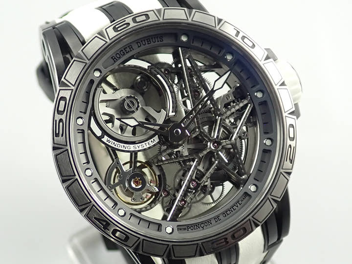 ロジェデュブイ エクスカリバー スパイダーオートマティック スケルトン Ref.DBEX0715 スケルトン文字盤 美品 C4R09049