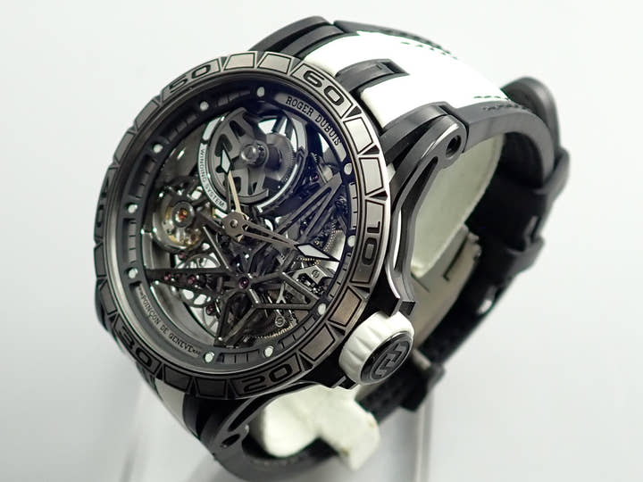 ロジェデュブイ エクスカリバー スパイダーオートマティック スケルトン Ref.DBEX0715 スケルトン文字盤 美品 C4R09049