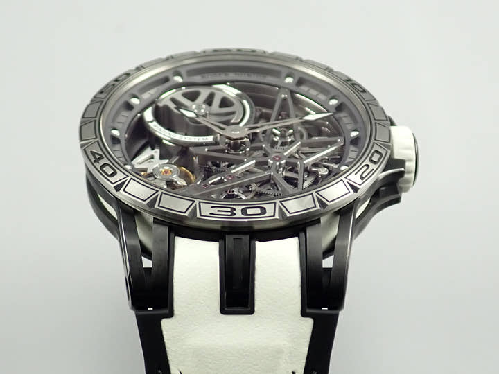 ロジェデュブイ エクスカリバー スパイダーオートマティック スケルトン Ref.DBEX0715 スケルトン文字盤 美品 C4R09049