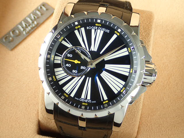 ロジェデュブイ エクスカリバー Ref.EX45-77-90-00/09R01/B ブラック文字盤 中古 excalibur-2